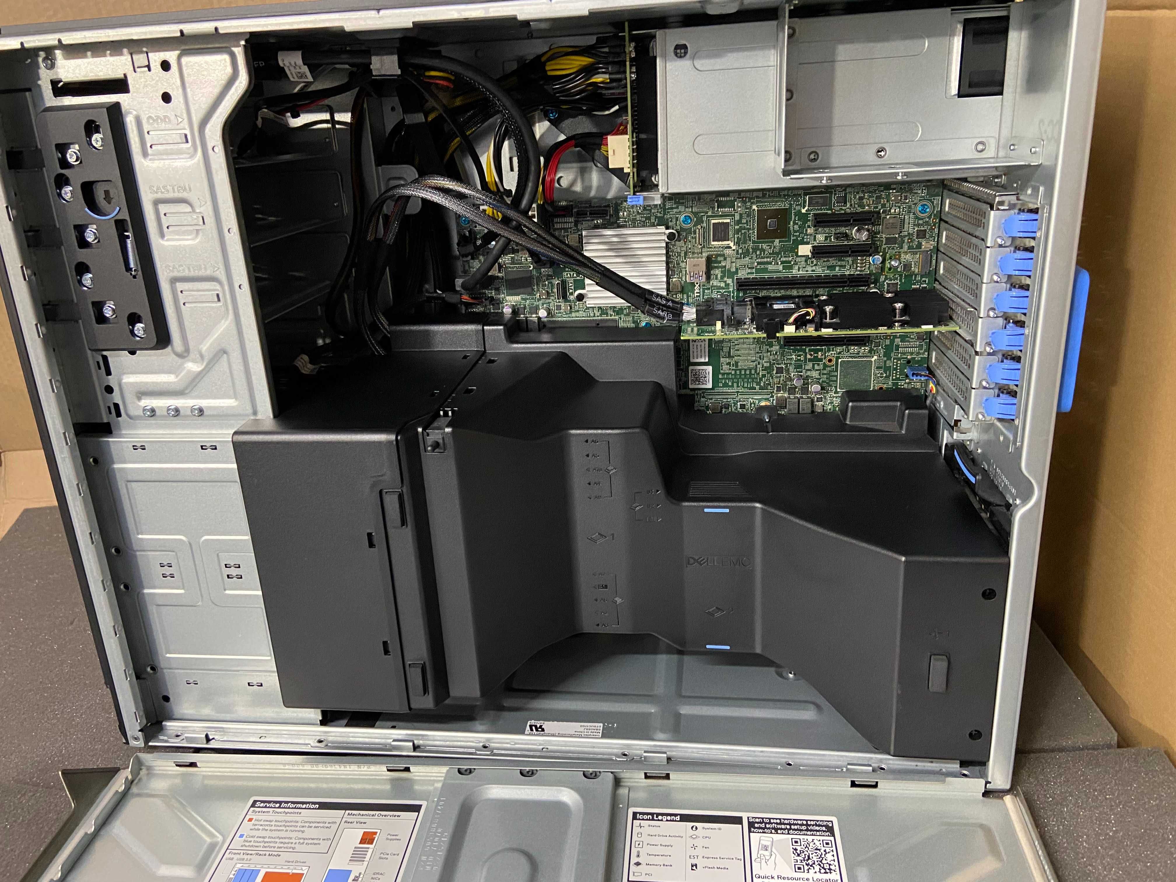 Dell T440 2*Xeon Gold 6138 40c/80t, 64GB DDR4, H730 RAID сървър server