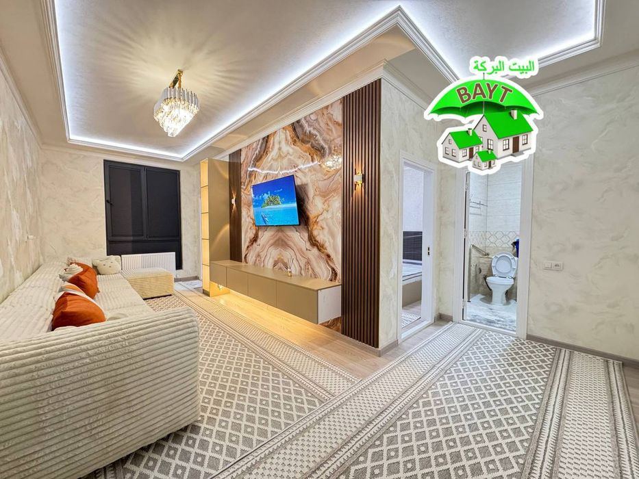 ^НОВОСТРОЙКА 2/6/12 Чиланзар Актепа Евроремонт Мебель+Техника Продажа!