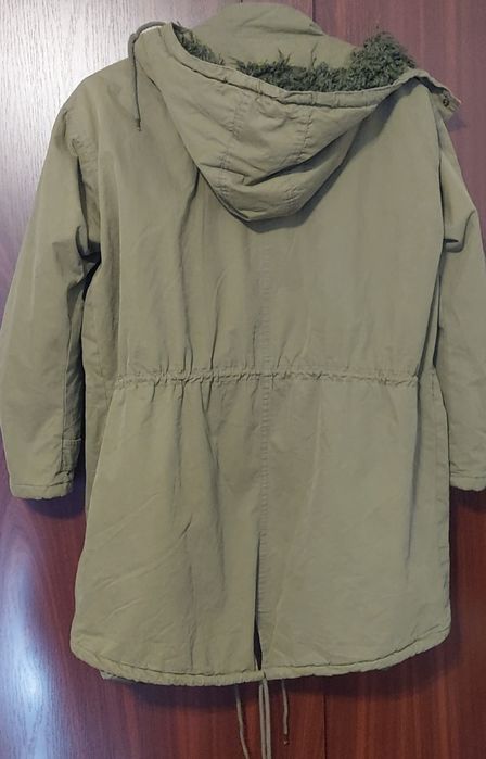 Parka de barbati verde army cu gluga Saint & Mortals