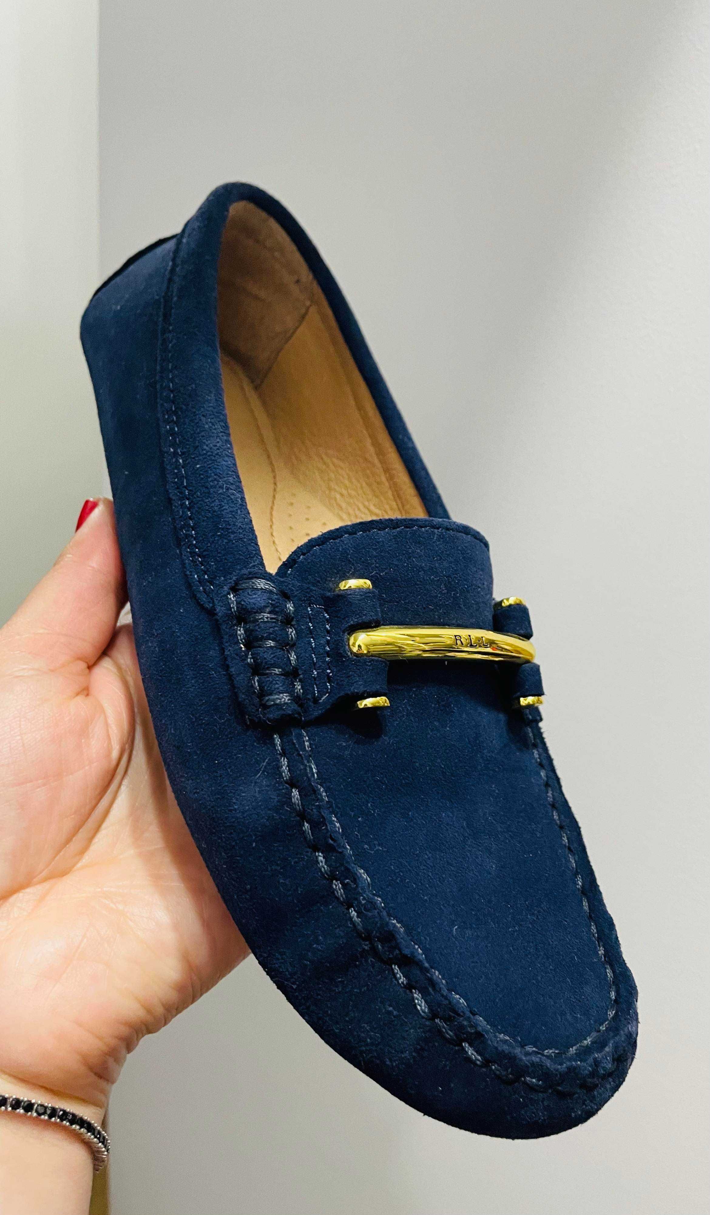 Mocasini piele  Lauren Ralph Lauren