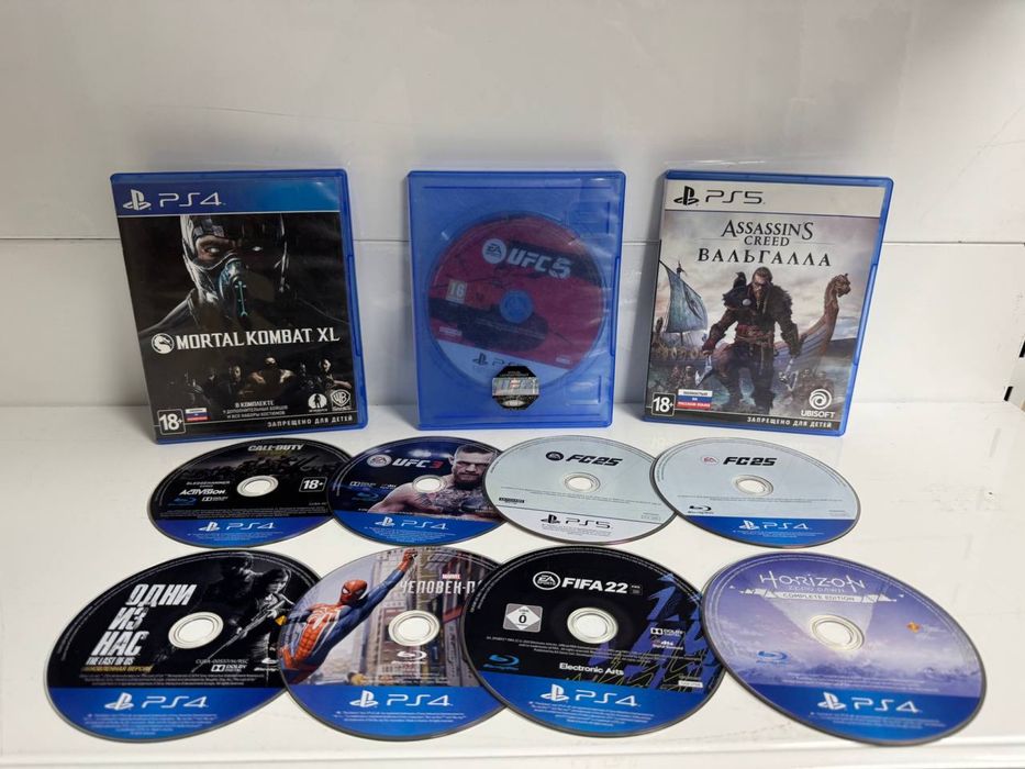 Игрове диски для PS5 и PS4