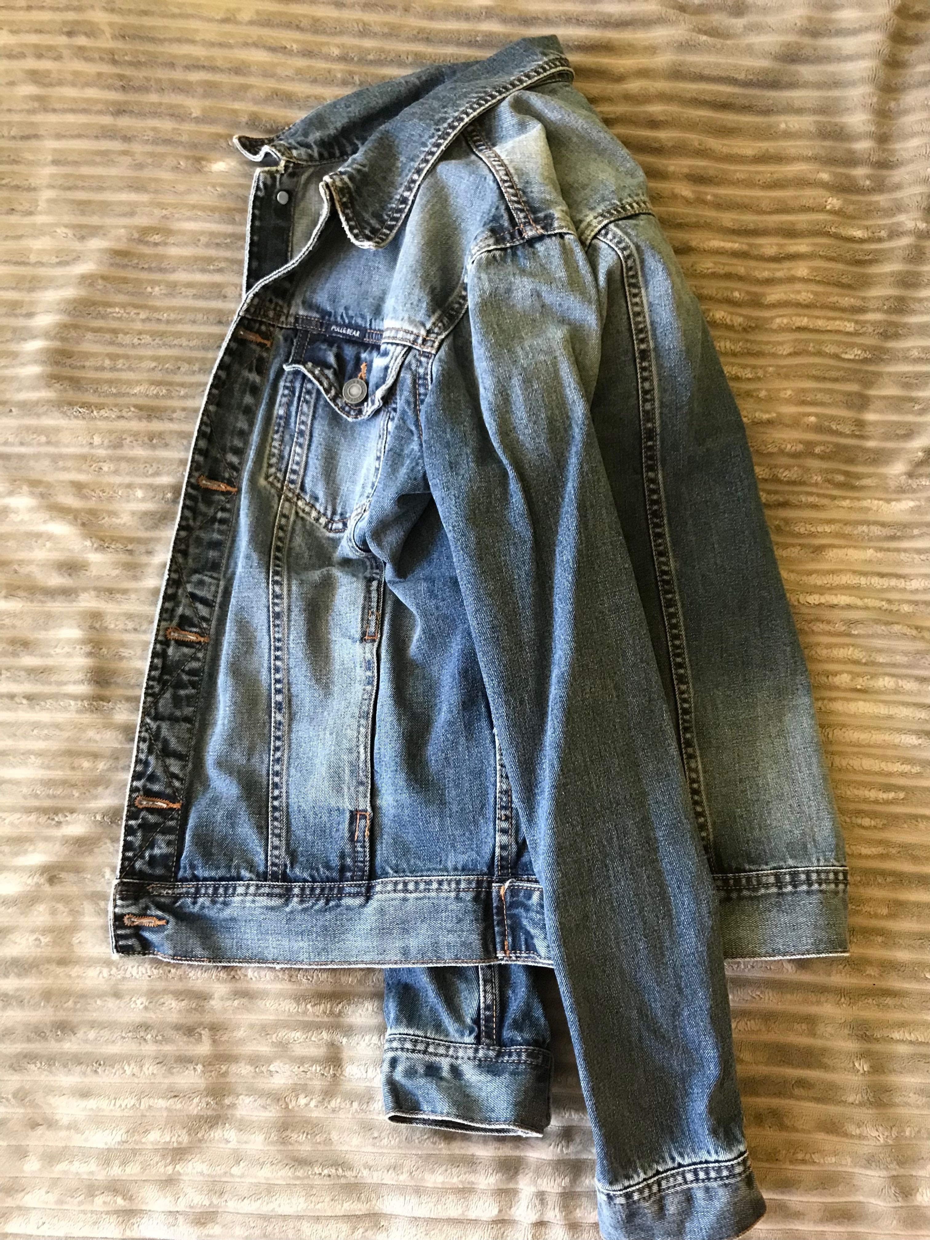 Дънково яке мъжко Pull and Bear