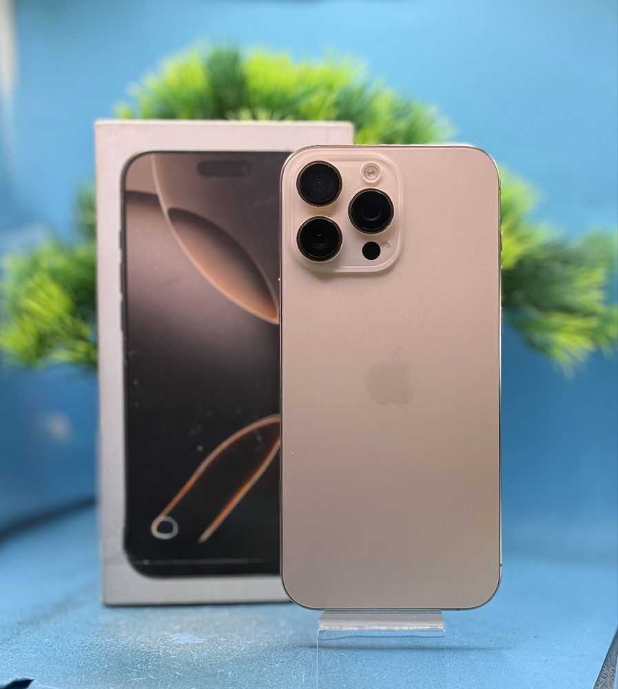 ГАРАНЦИОНЕН!!! Apple iPhone 16 Pro Max, 512GB, 5G, Desert Titanium