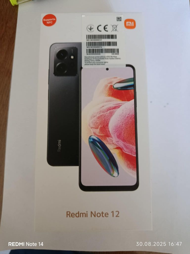 Xiaomi Redmi note 12 8ram/256gb