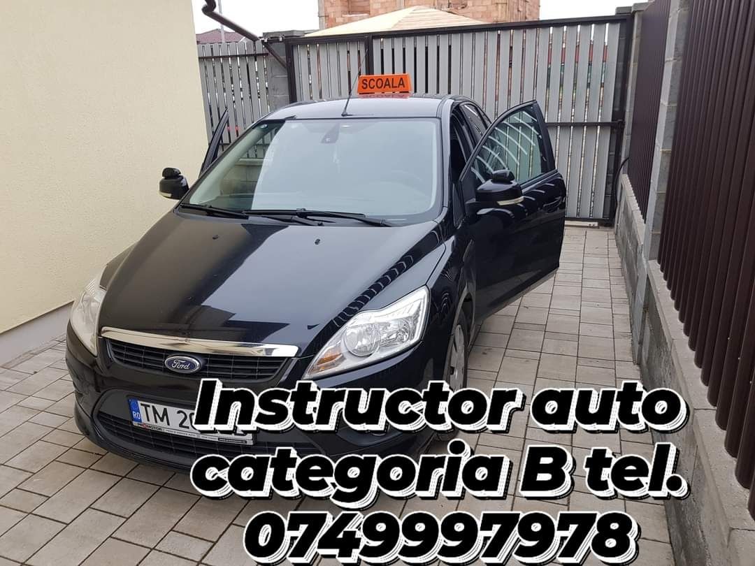 Instructor auto categoria B, ford focus mk2 2010