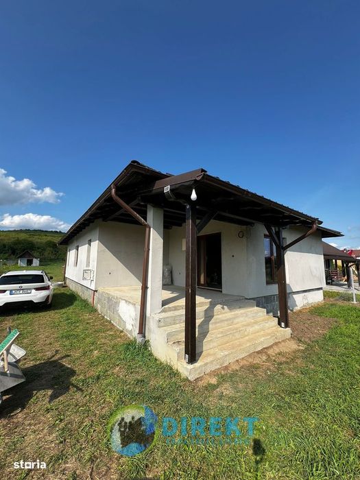 Casa la Jelna, (cărămidă) semifinisata, 3 camere 129500 euro, jud BN