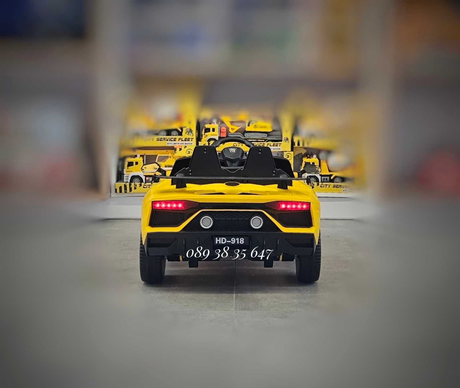 ТОП ЦЕНА!НОВО!Акумулаторна кола Chiara/LAMBORGHINI с 12V батерия,USB