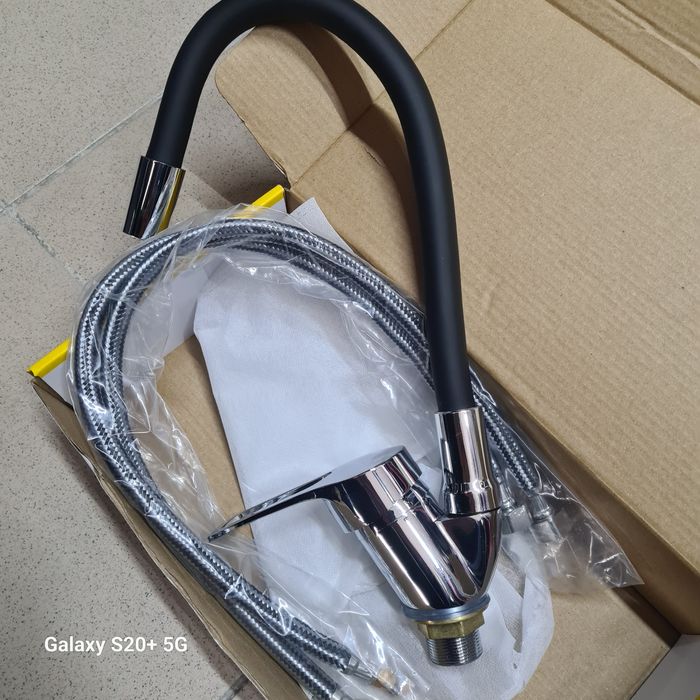 Baterie chiuveta neagra aliaj zinc+ABS