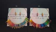 Colier creioane colorate