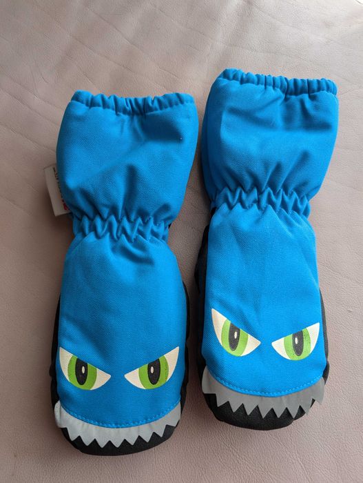 Mănuși schi cu 1 deget călduroase și impermeabile pentru copii