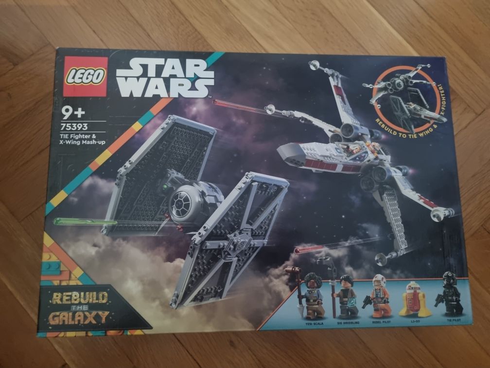 LEGO Star Wars ТМ - Xn6pun ТІЕ Fighter
иXWing 75393 Лего