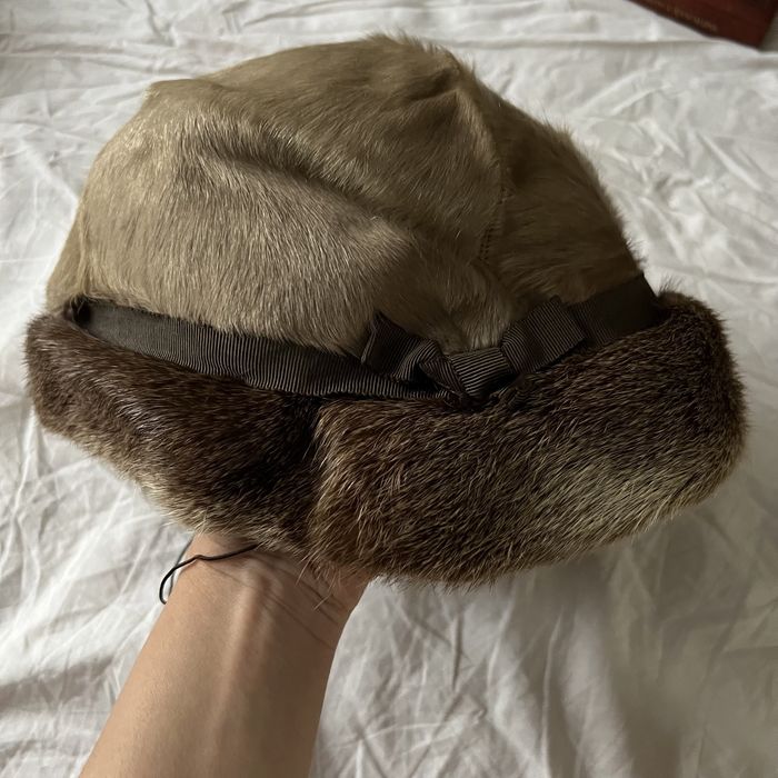 Caciula de blana naturala / bereta