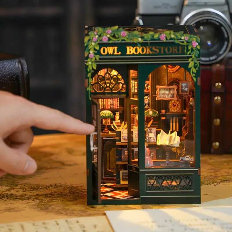 Декорация на Библиотека - BOOK NOOK, разделител за книги, 3D Модел