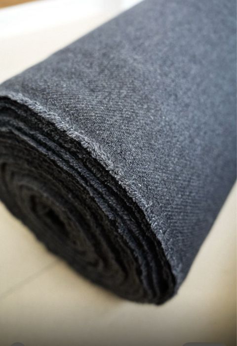 Теплая пальтовая ткань из натуральной шерсти (Double Face)