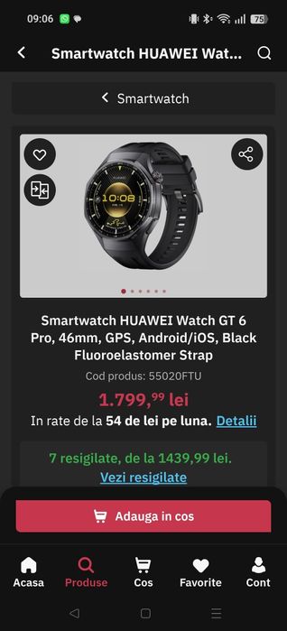 Huawei gt6pro nou plus căști sigilate freebuds SE3 + accesori