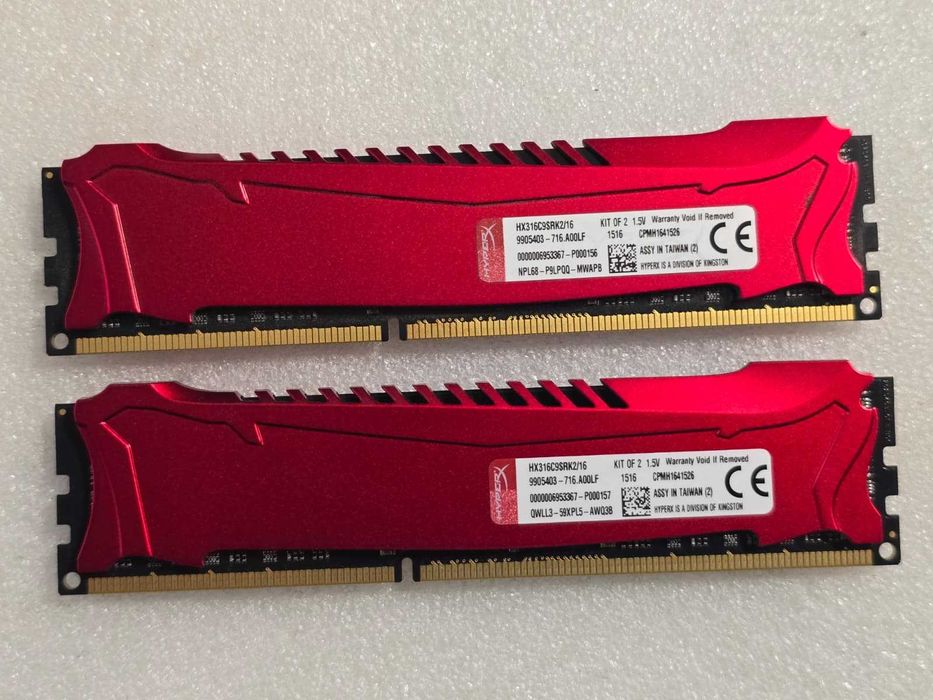 Kit memorie RAM Kingston HyperX Savage 16GB (2x8GB) DDR3 1600MHz