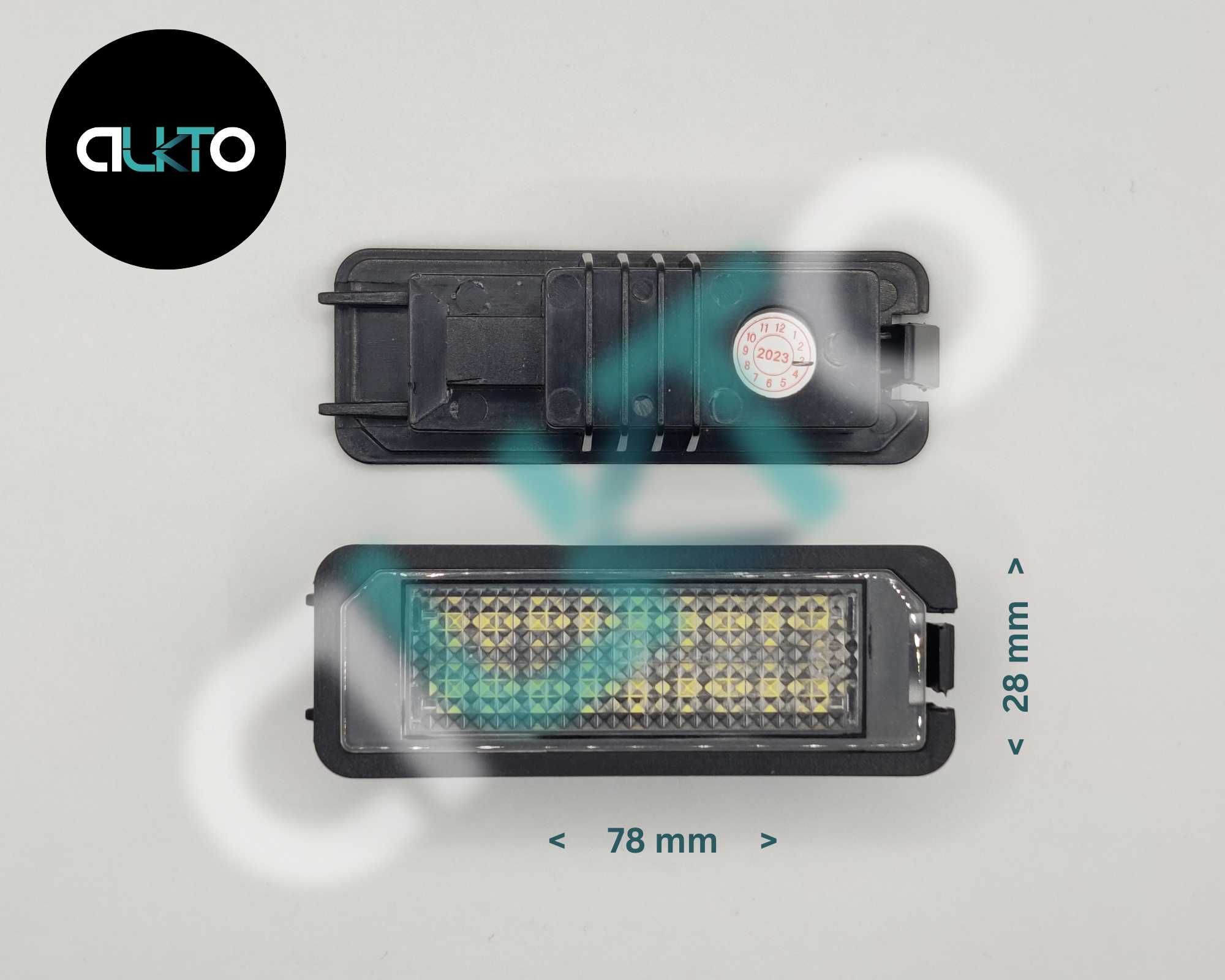 Set lămpi LED număr înmatriculare PZD-VW018 - VW / PORSCHE