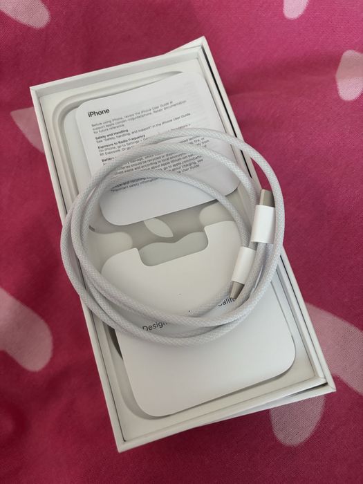 Зарядка шнур iphone type c , оригинал ни разу не использовалась