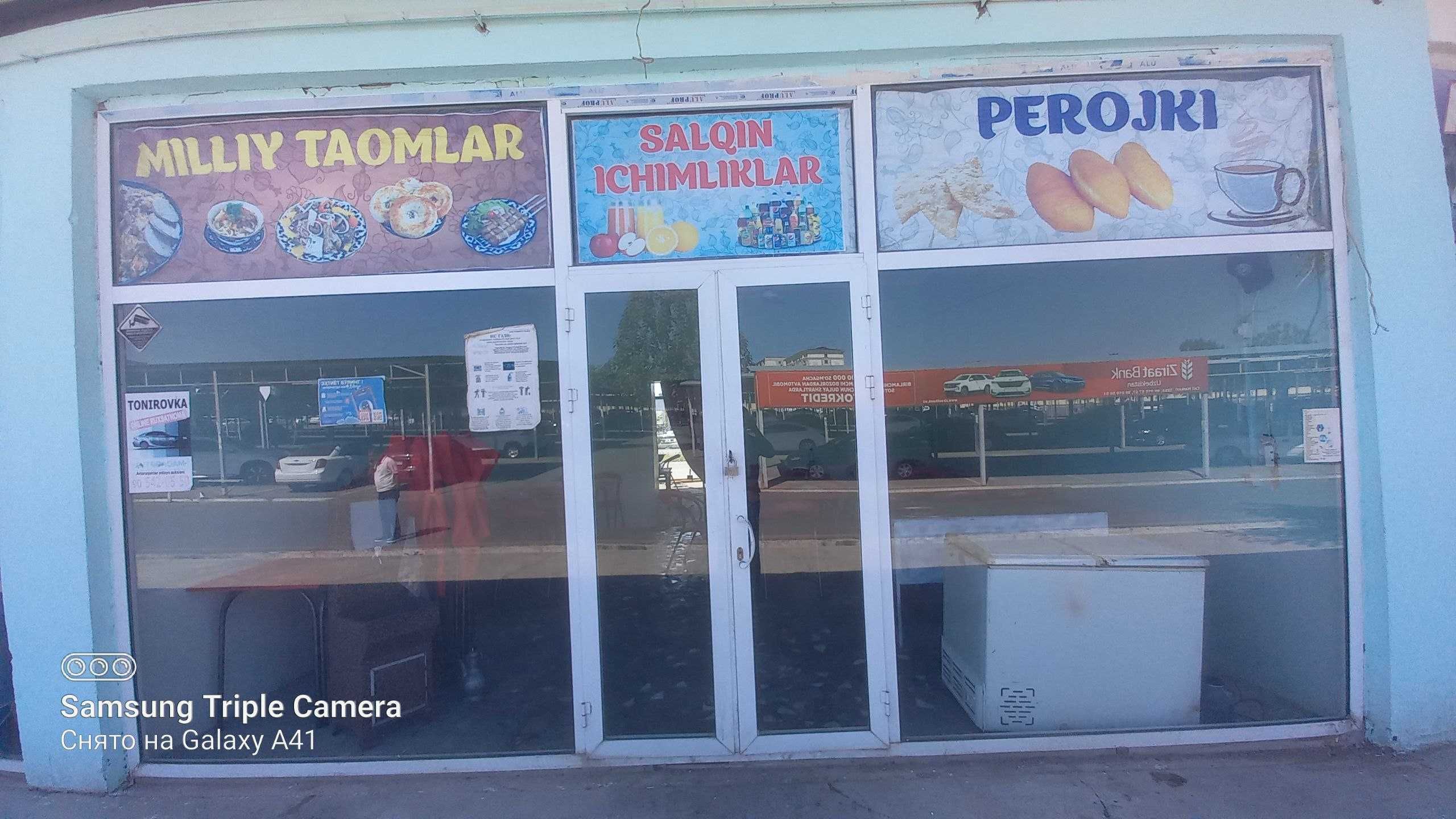 Andijonda viloyati Xo`jaobodda savdo do`koni bino inshooti sotilmoqda