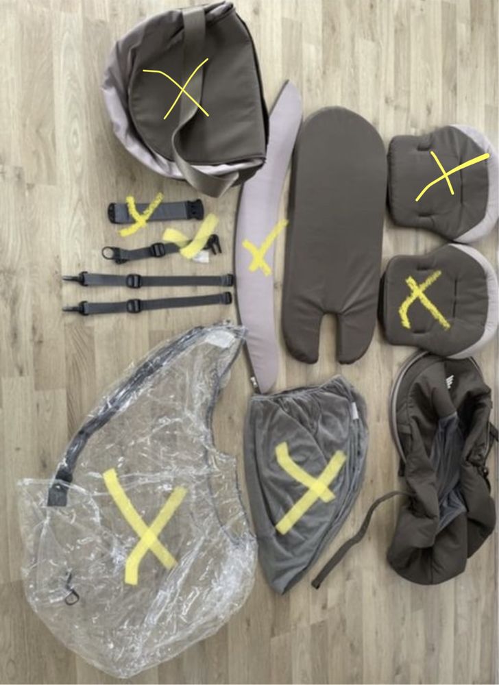 Тапицерия за кош 0+  stokke v4, v5/ doux bebe