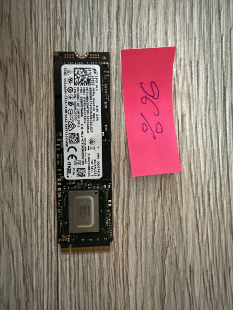 SSD M2 256 gb >94% viata