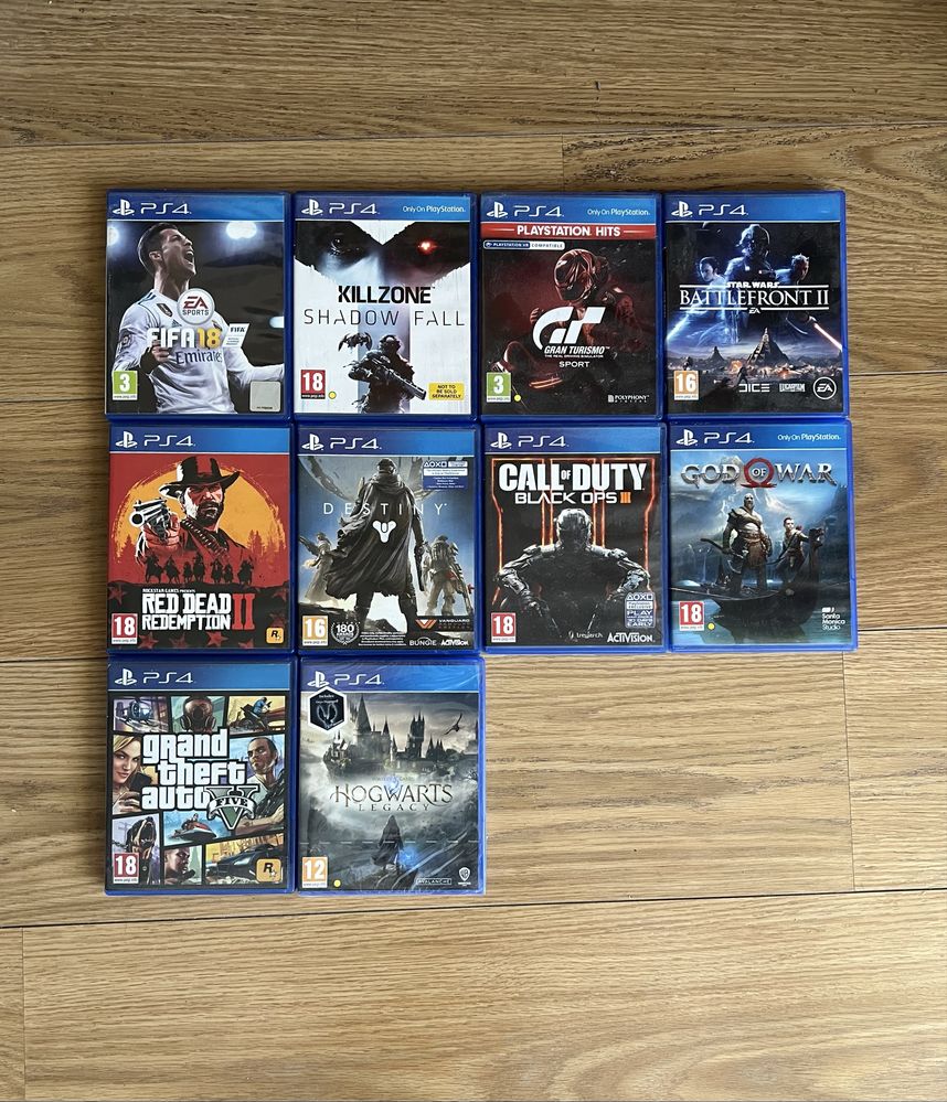 Playstation 4 + 2 контролера + игри