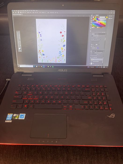 Laptop Asus gaming rog i7