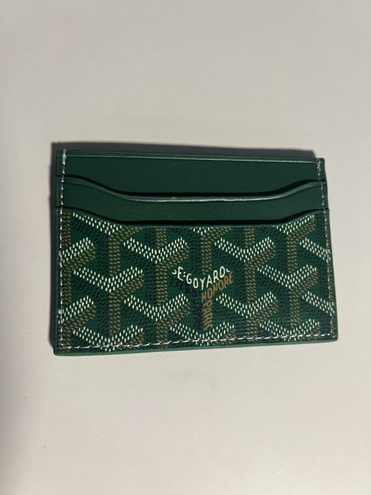 Portcard Goyard Piele Premium Cardholder Verde