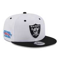 Sapca New Era 9fifty las vegas raiders white crown patch