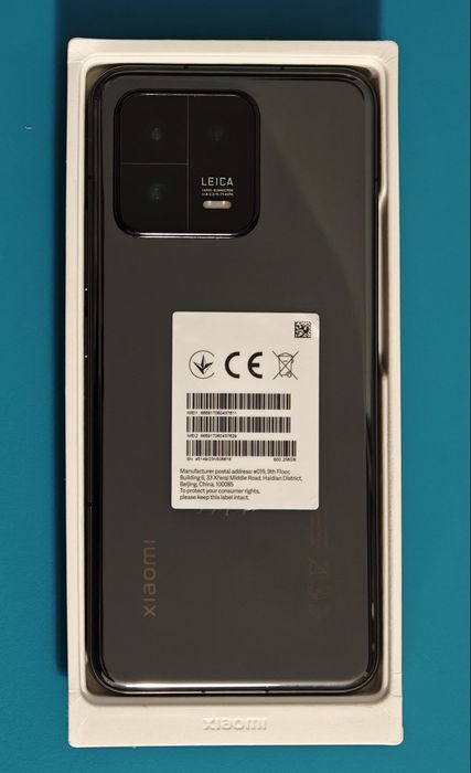 Xiaomi MI 13, 8GB RAM, 256GB, încărcare 67W, full HD, Black + 3 huse