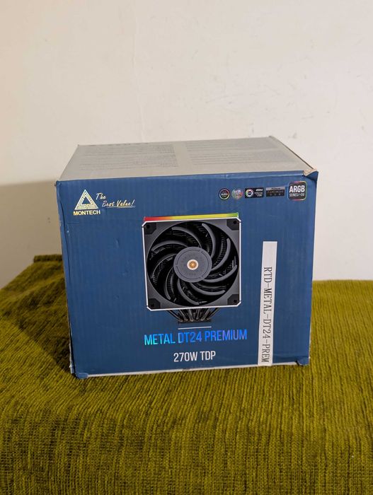 Cooler CPU Montech Metal DT24 ARGB Premium