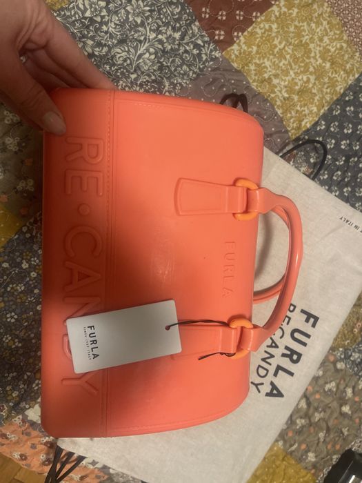 Чанта Furla Re candy -coral