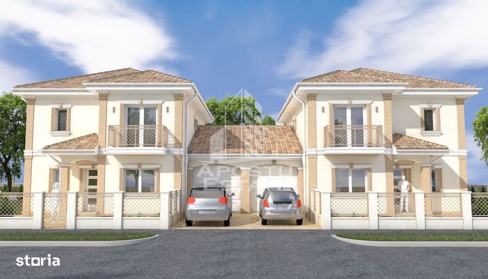 Duplex cu 5 camere, despartit prin garaj, zona Lidl, finisaje premium