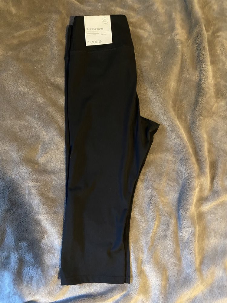 Colanti H&M move, training tights, talie inalta, s , noi cu eticheta