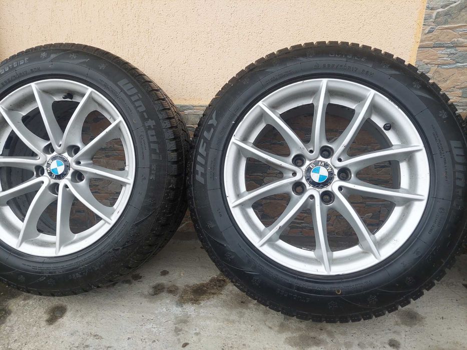 Vând jante BMWx3 originale si anvelope de iarnă