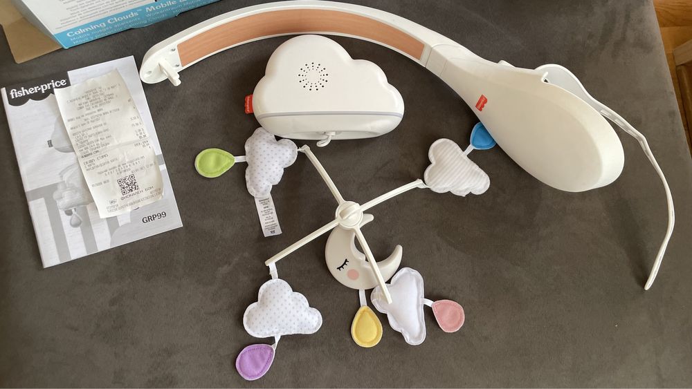 Fisher Price успокояваща преспивна музикална играчка лампа за бебе