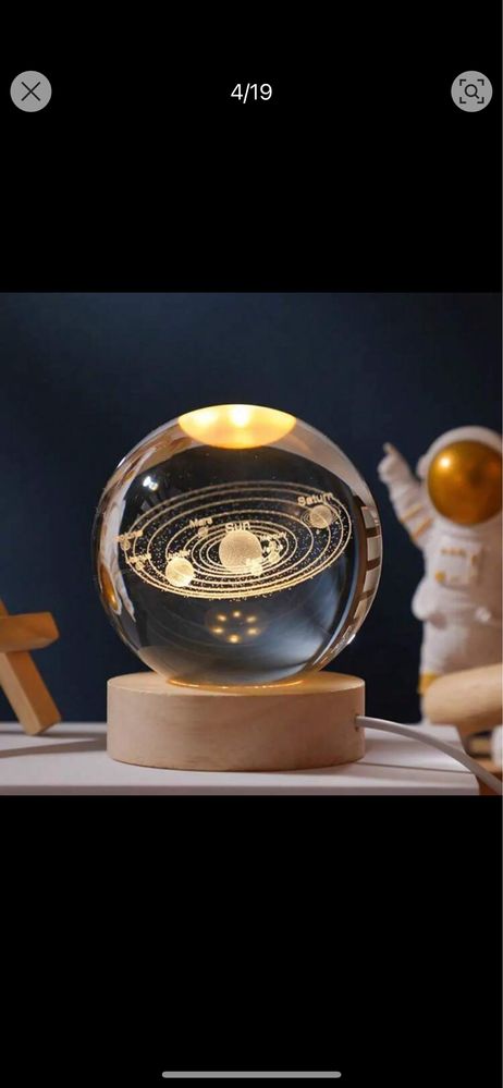 Lămpi Cristal 3D