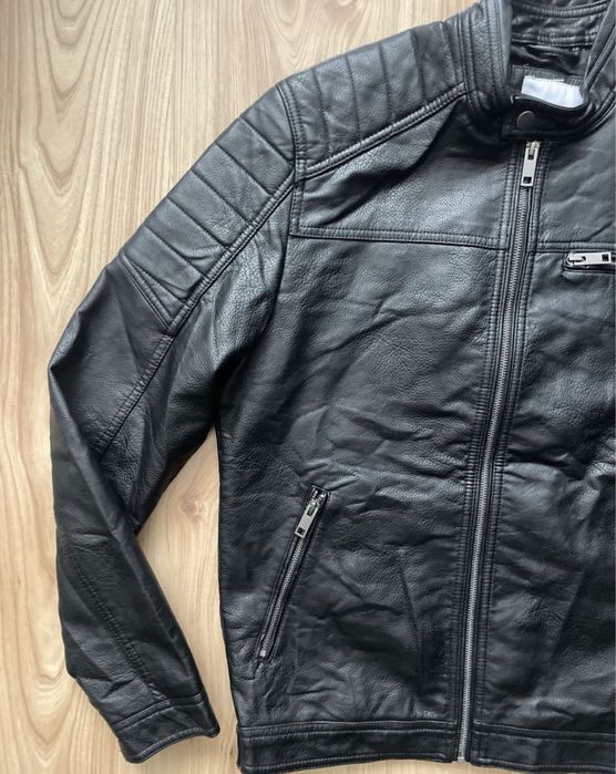 JACK & JONES / мъжко кожено яке L