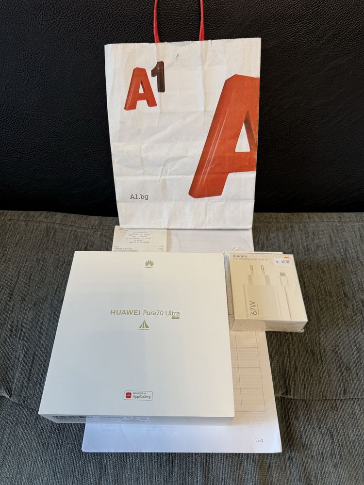 512GB Huawei Pura 70 Ultra A1 Гаранция 2026г. Green / Зелен