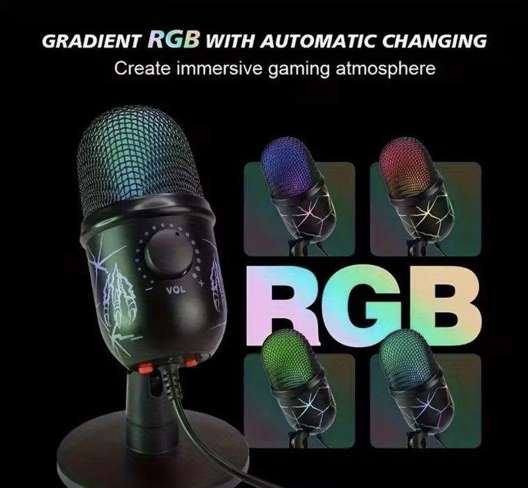 Microfon gaming RGB