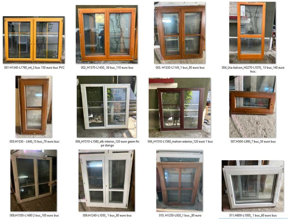 Geamuri termopan second hand.