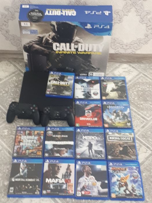 Продам пс4 slim 1tb