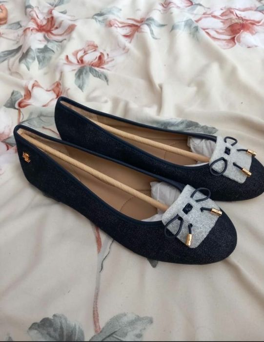 Espadrilele noi  Ralph Lauren piele 41.5