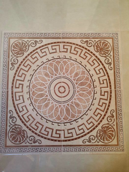 Gresie interior portelanata,model ornament Versace