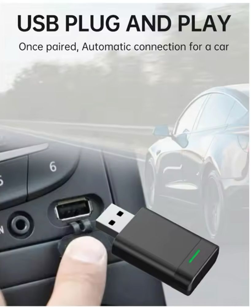 Адаптор-Флашка 2в1 базжично свързване на Carpley Auto