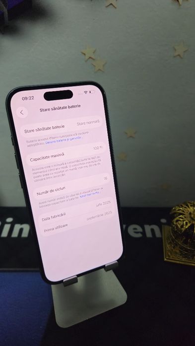 iPhone 16 5G 128GB Baterie:100%. 16 Cic Încarcare.Preṭ fix!