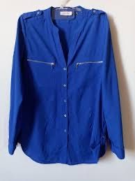 Синя риза Calvin Klein