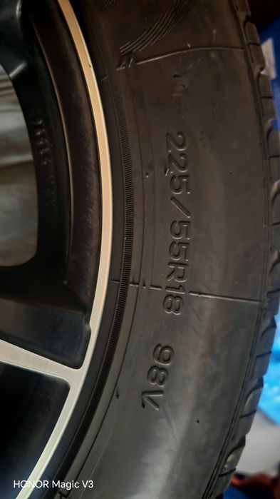 Jante aliaj 18 cu anvelope vara