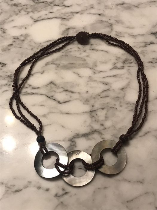 Комплект колие и гривна от СЕДЕФ