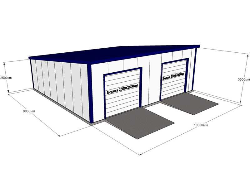 Construim Garaje Auto din structura metalica si panou sandwich izolat
